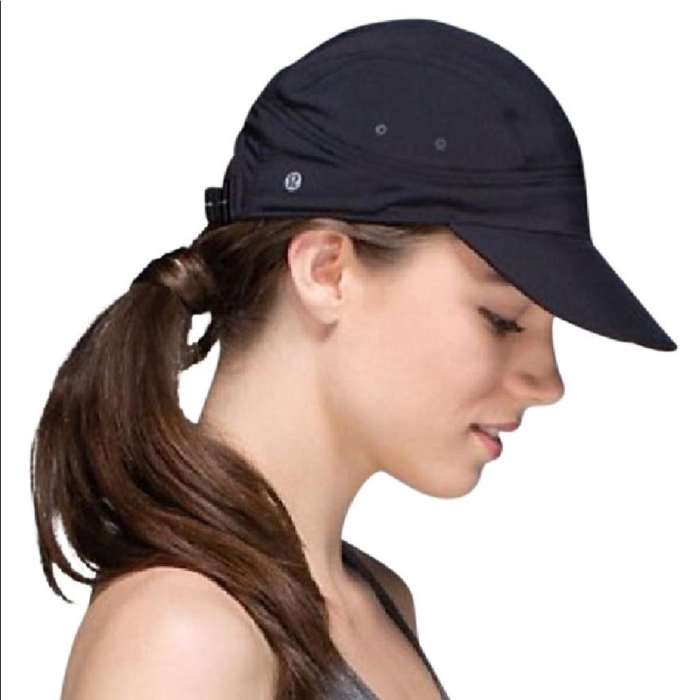 lululemon light speed black hat